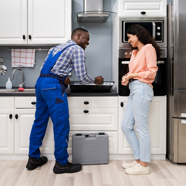 can you provide an estimate for cooktop repair before beginning any work in Hunter NY